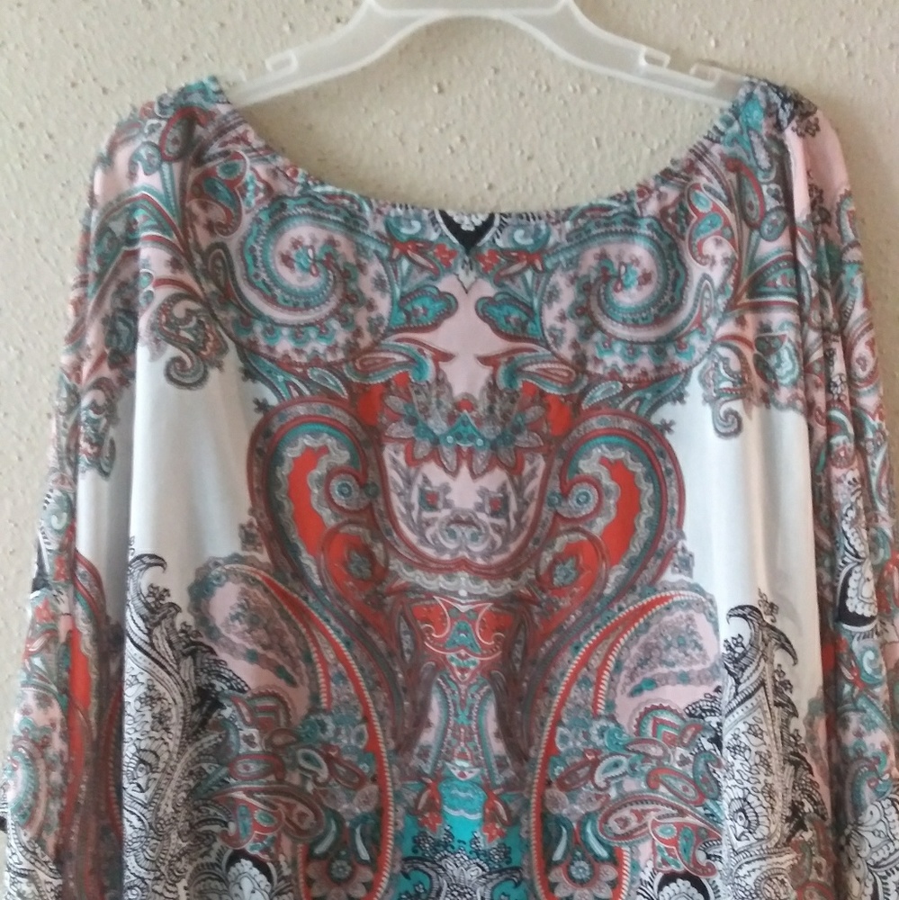 Angel wing colorful blouse